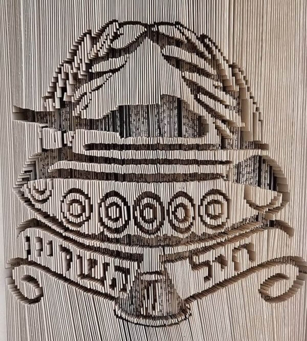 ספר מפוסל חיל השריון - מתנה לאשה אומנות ישראלית מבית שאגא